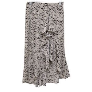 Nasty gal Spot The Difference Abstract Midi Skirt Size 4